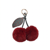 Women's Bag Charm - Plush Cherry