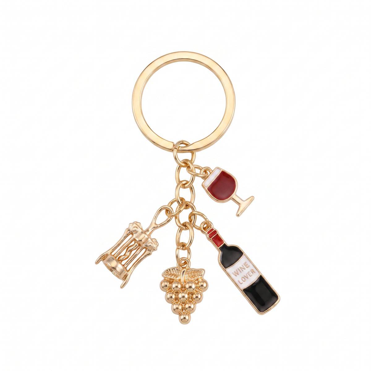 Women's Bag Charm - Wine