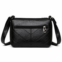 Women's Genuine Leather Crossbody Bag - Chic Style
