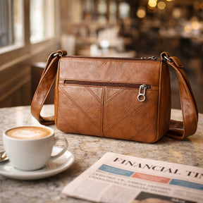 Women's Genuine Leather Crossbody Bag - Chic Style