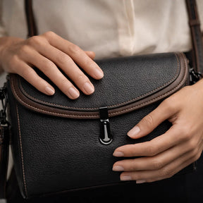 Women's Genuine Leather Crossbody Bag - Elegance Female