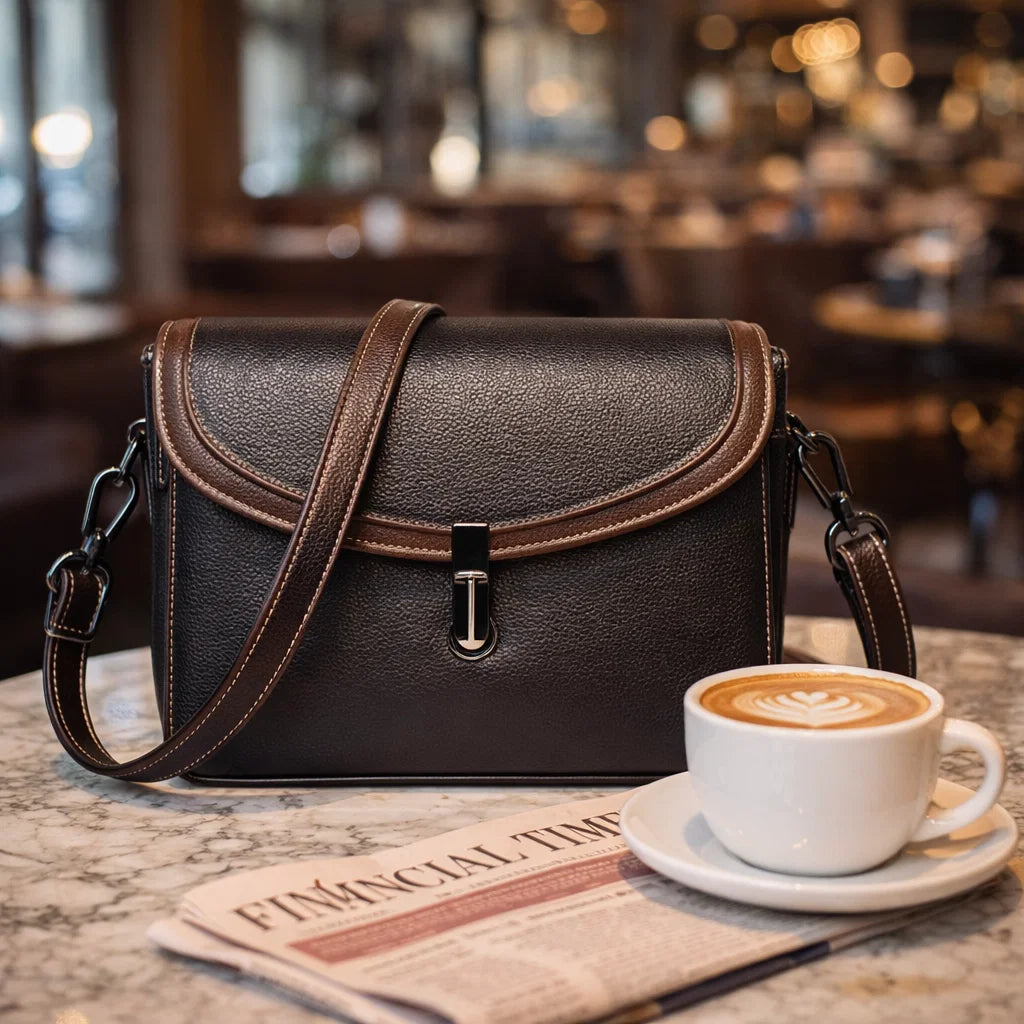 Women's Genuine Leather Crossbody Bag - Elegance Female