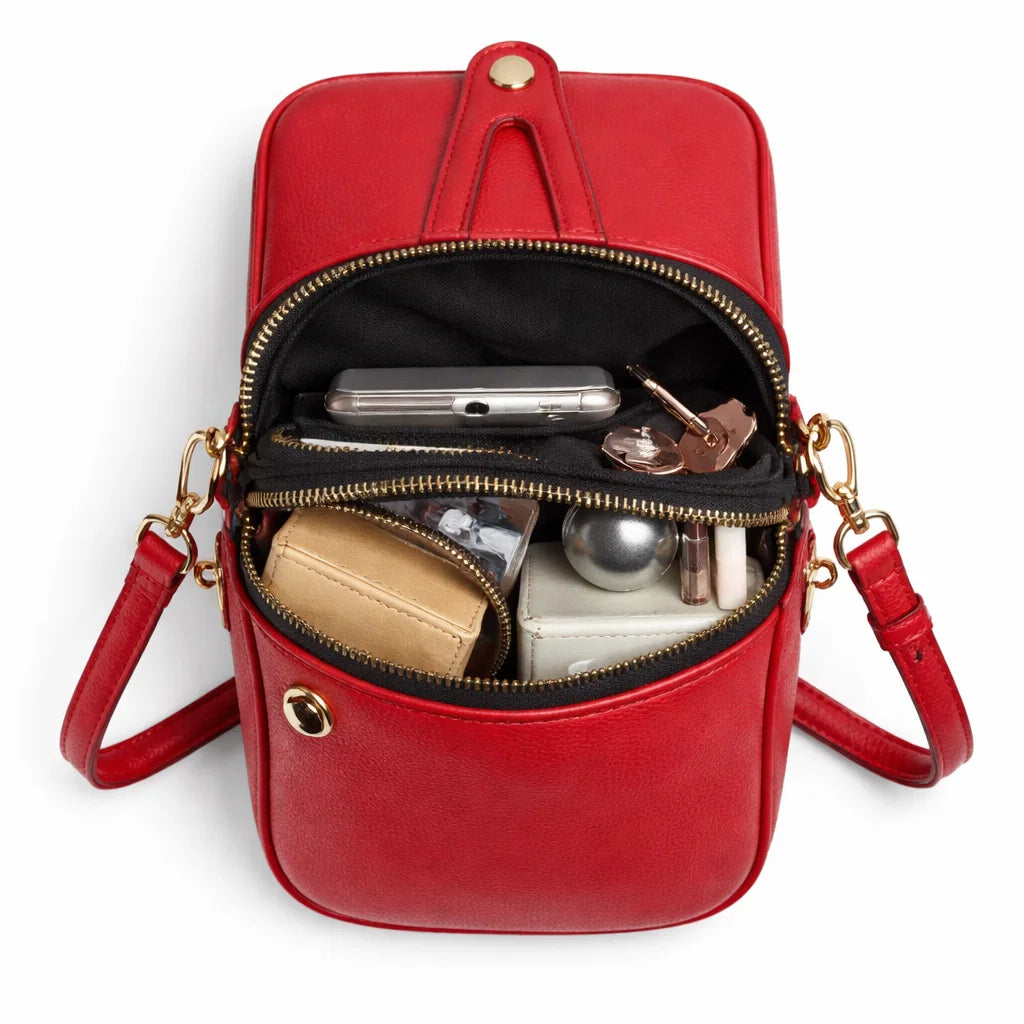 Women's Genuine Leather Crossbody Bag - Vivace Harmony