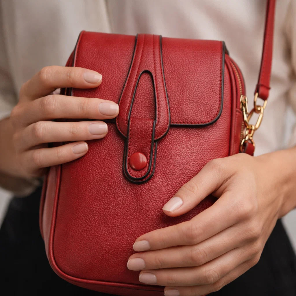 Women's Genuine Leather Crossbody Bag - Vivace Harmony