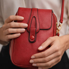 Women's Genuine Leather Crossbody Bag - Vivace Harmony