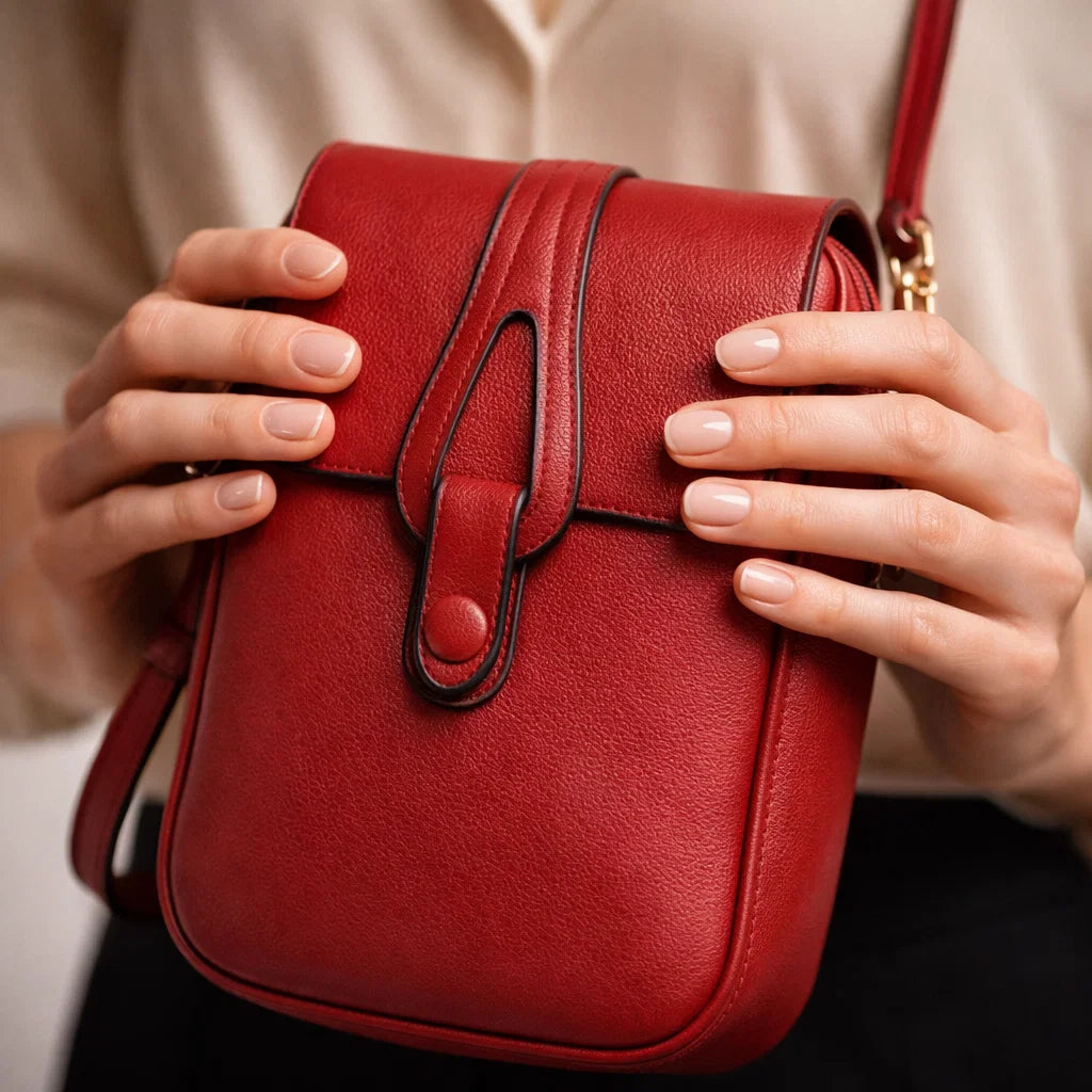 Women's Genuine Leather Crossbody Bag - Vivace Harmony