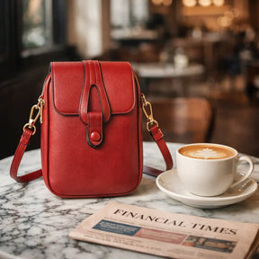 Women's Genuine Leather Crossbody Bag - Vivace Harmony