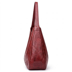 Women's Genuine Leather Hobo Bag - Berlim