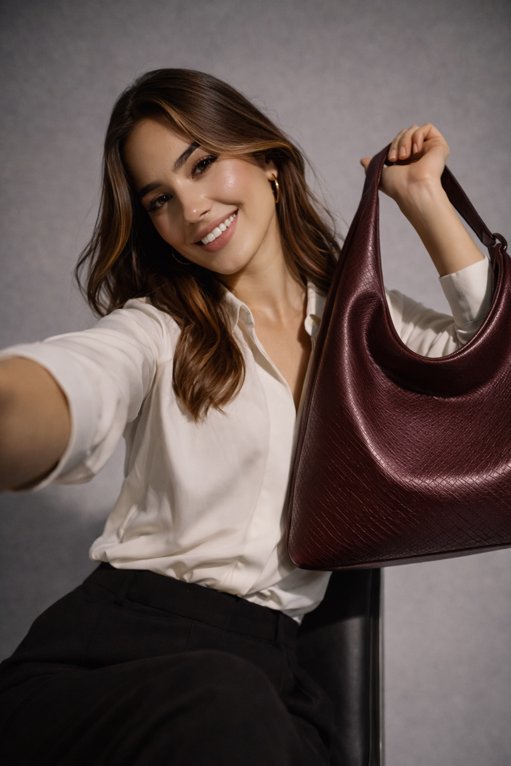 Women's Genuine Leather Hobo Bag - Oakfield