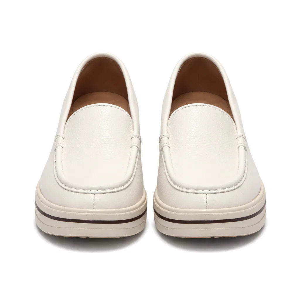 Women's Genuine Leather Platform Loafers – Maria
