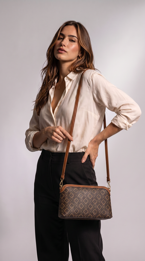 Women's Genuine Leather Shoulder Bag - Victoria