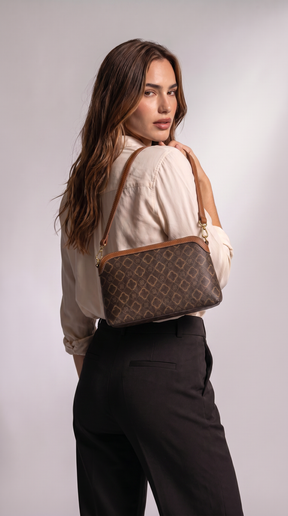 Women's Genuine Leather Shoulder Bag - Victoria