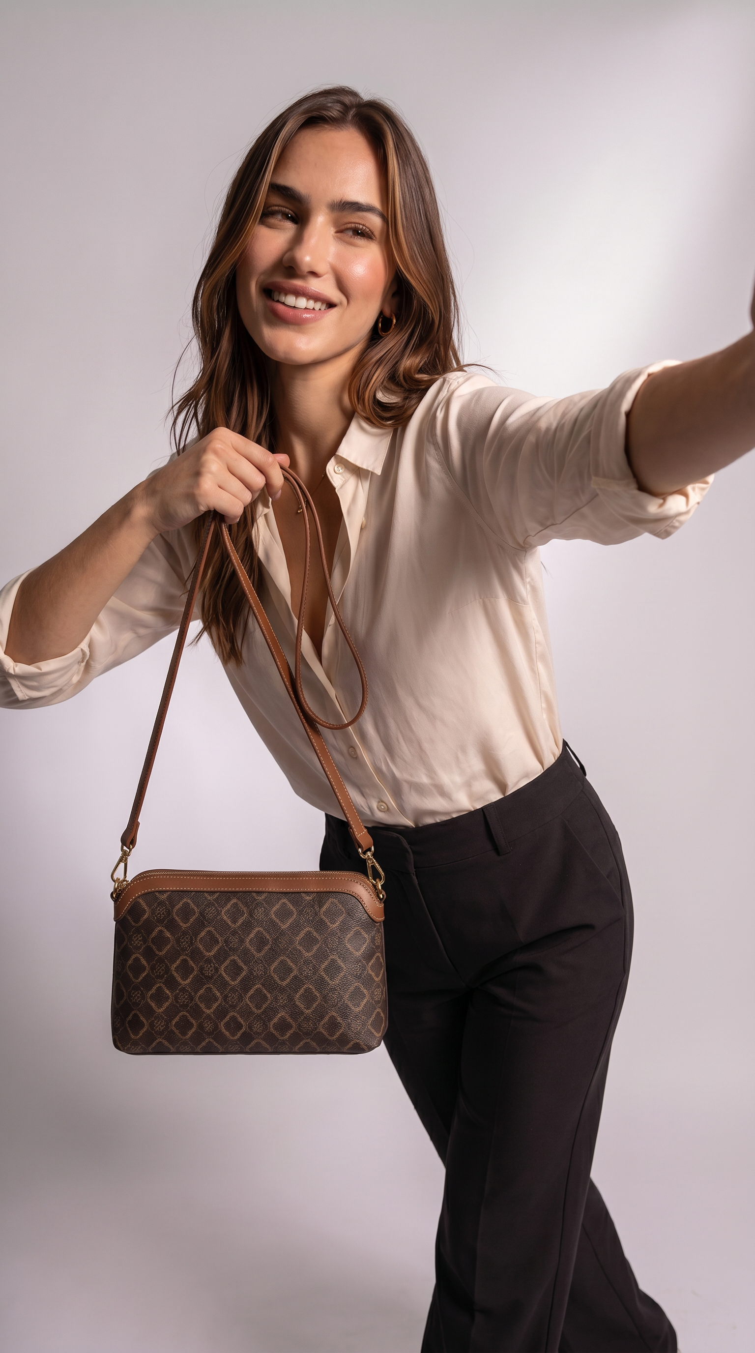 Women's Genuine Leather Shoulder Bag - Victoria