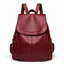 Women's Italian Genuine Leather Backpack - Eco