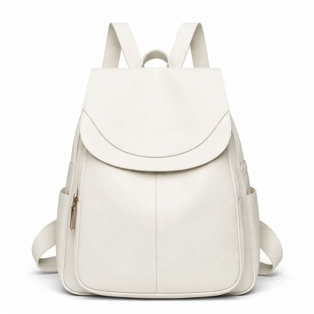 Women's Italian Genuine Leather Backpack - Eco