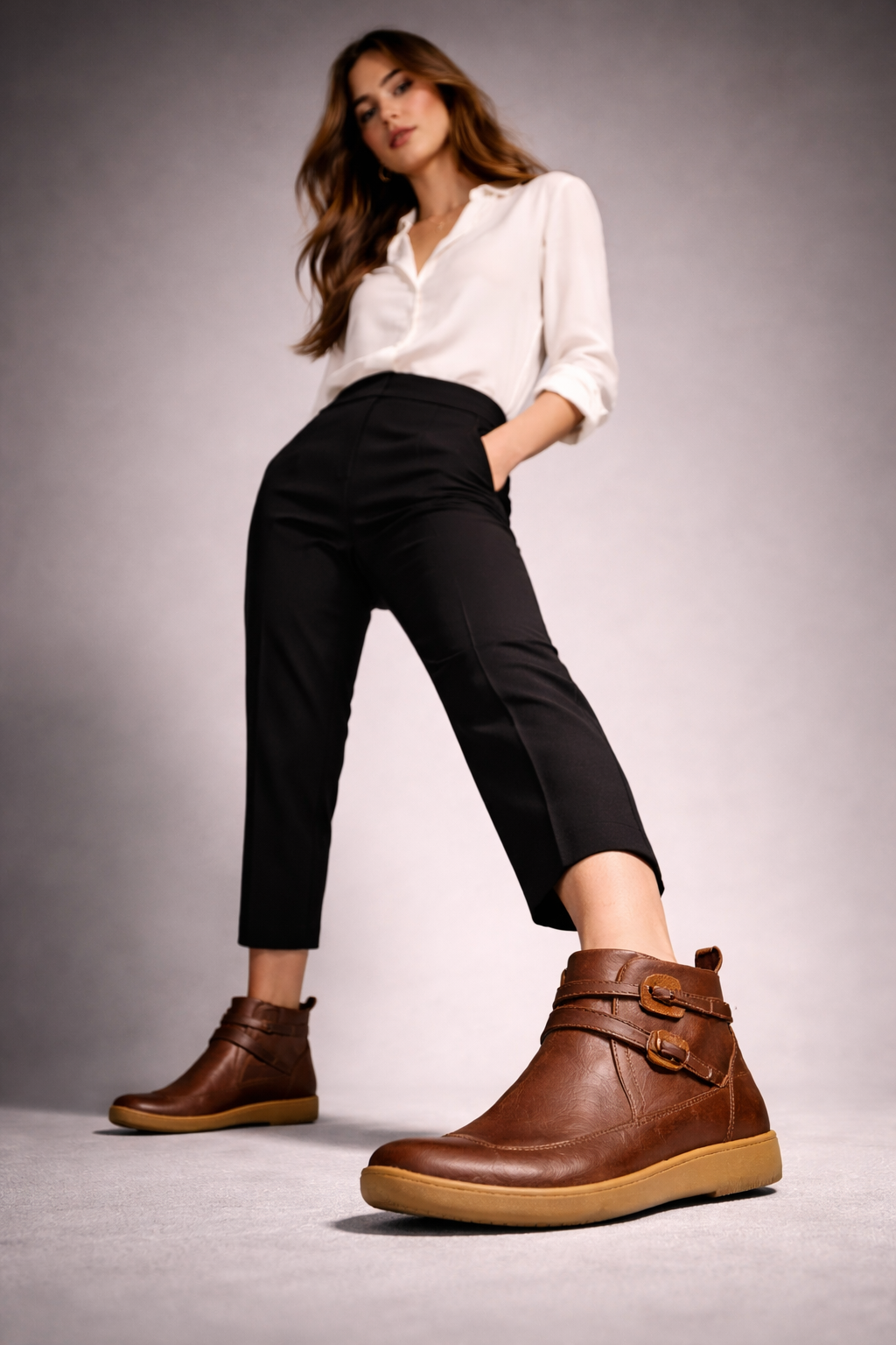 Women's Leather Comfort Ankle Boots – ComfortLeather