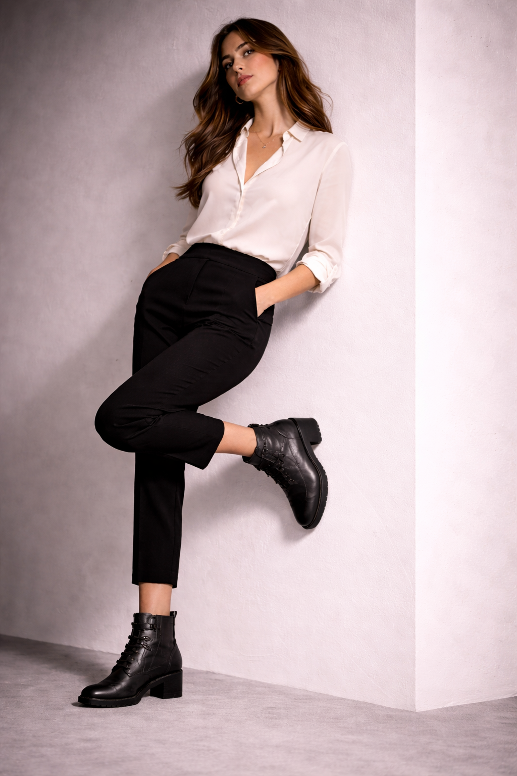 Women's Leather Victorian Button Ankle Boots – Zip Fashion