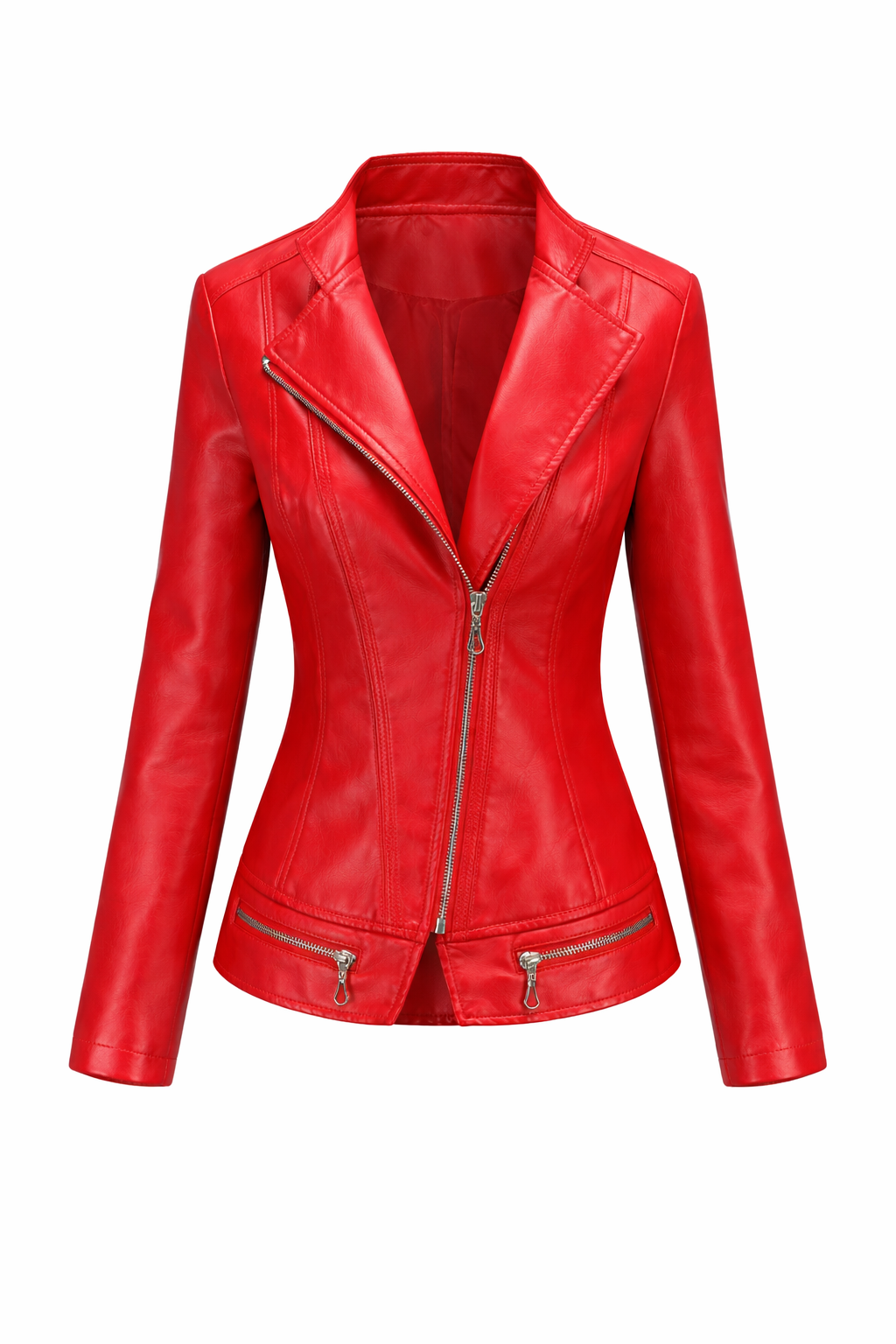 Women's Real Leather Quilted Biker Jacket – Dream