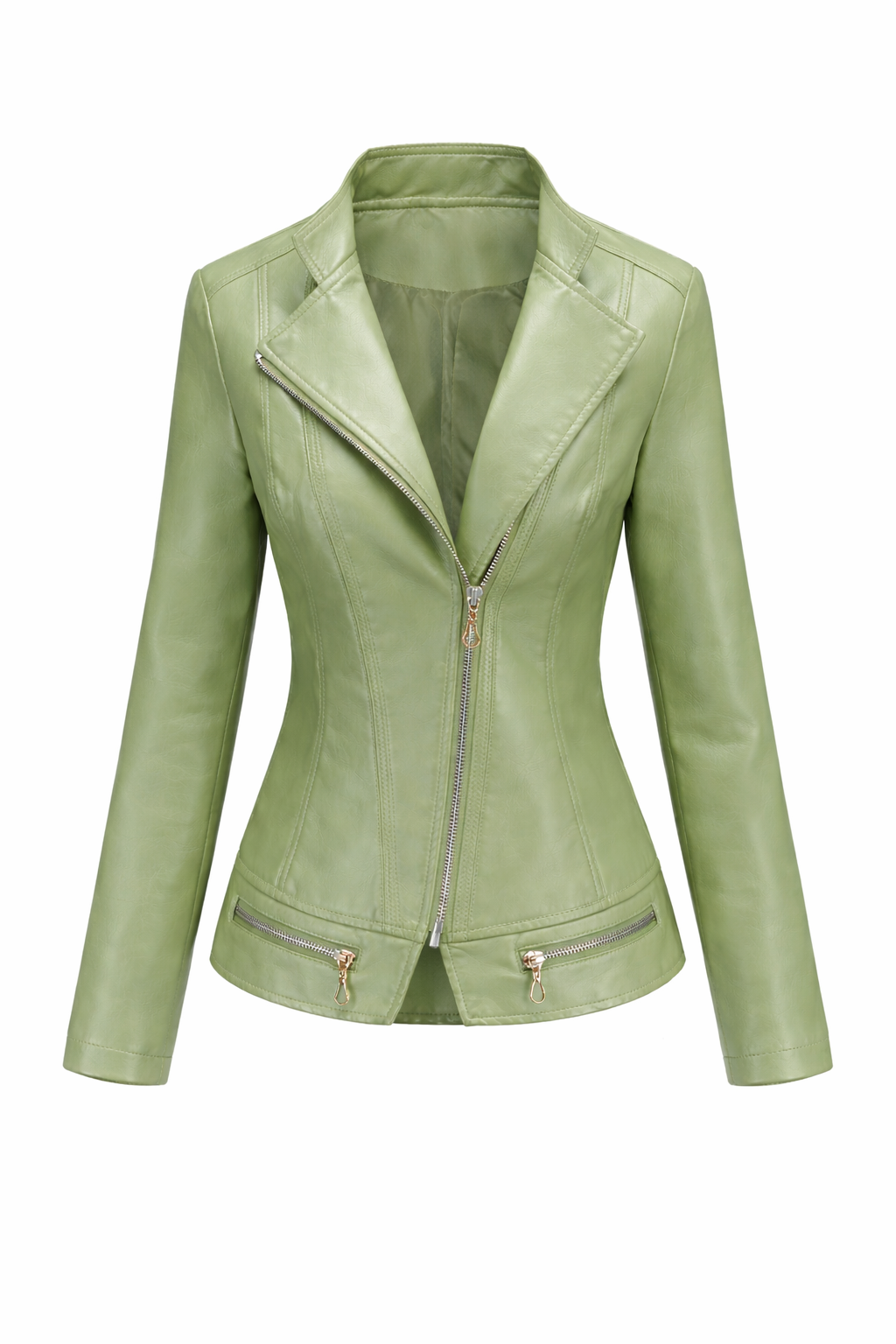 Women's Real Leather Quilted Biker Jacket – Dream