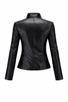 Women's Real Leather Quilted Biker Jacket – Sentinels