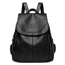 Women's Italian Genuine Leather Backpack - Eco