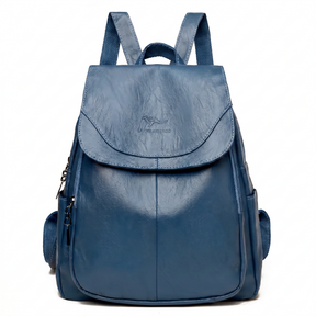 Women's Italian Genuine Leather Backpack - Eco