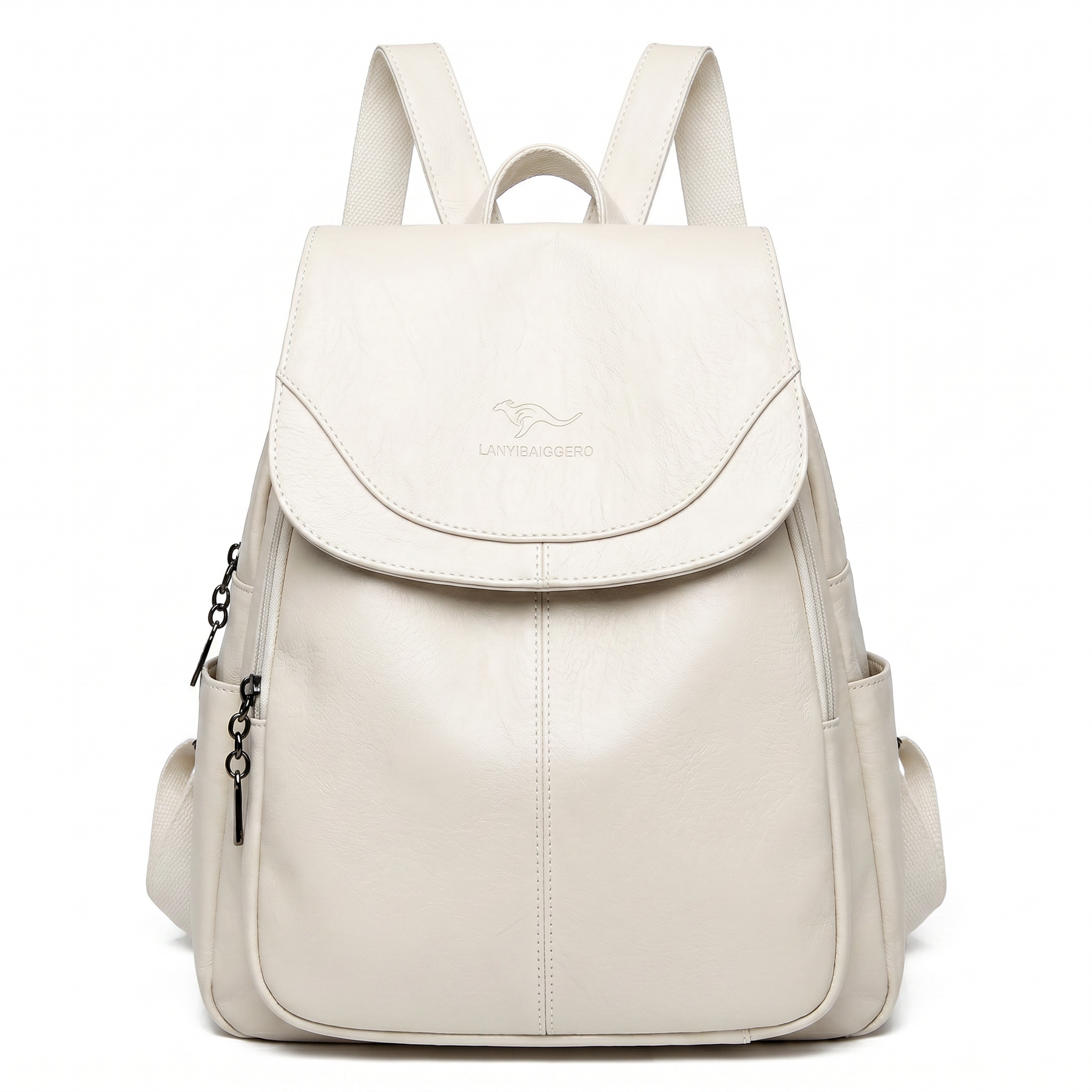 Women's Italian Genuine Leather Backpack - Eco