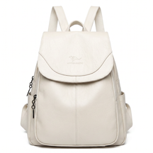 Women's Italian Genuine Leather Backpack - Eco