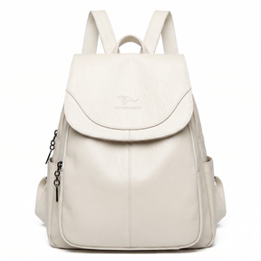 Women's Italian Genuine Leather Backpack - Eco