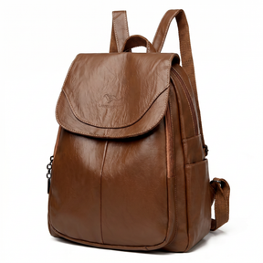 Women's Italian Genuine Leather Backpack - Eco