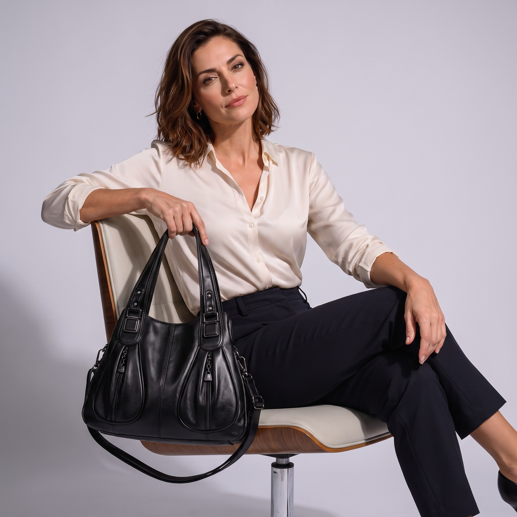 Women's Genuine Leather Tote Bag - Meridian