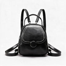 Women's Genuine Leather Mini Backpack - Cricket