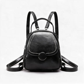Women's Genuine Leather Mini Backpack - Cricket