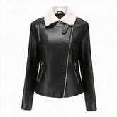 Women's Genuine Leather Jacket - Larkspur