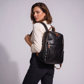 Women's Genuine Leather Backpack - Kestrel