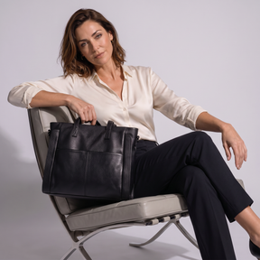 Women's Genuine Leather Tote Bag - Camden