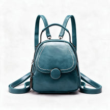 Women's Genuine Leather Mini Backpack - Cricket