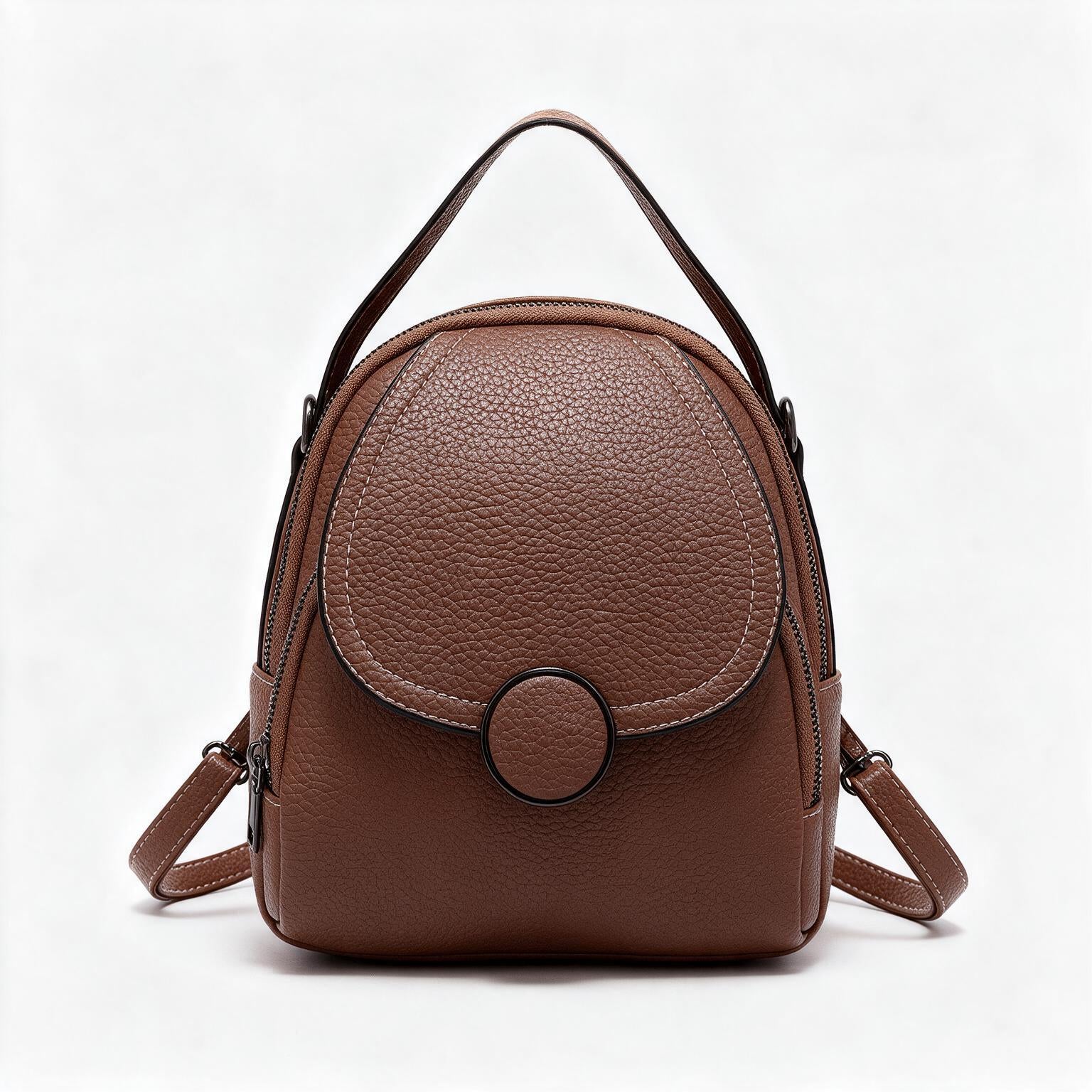 Women's Genuine Leather Mini Backpack - Piper