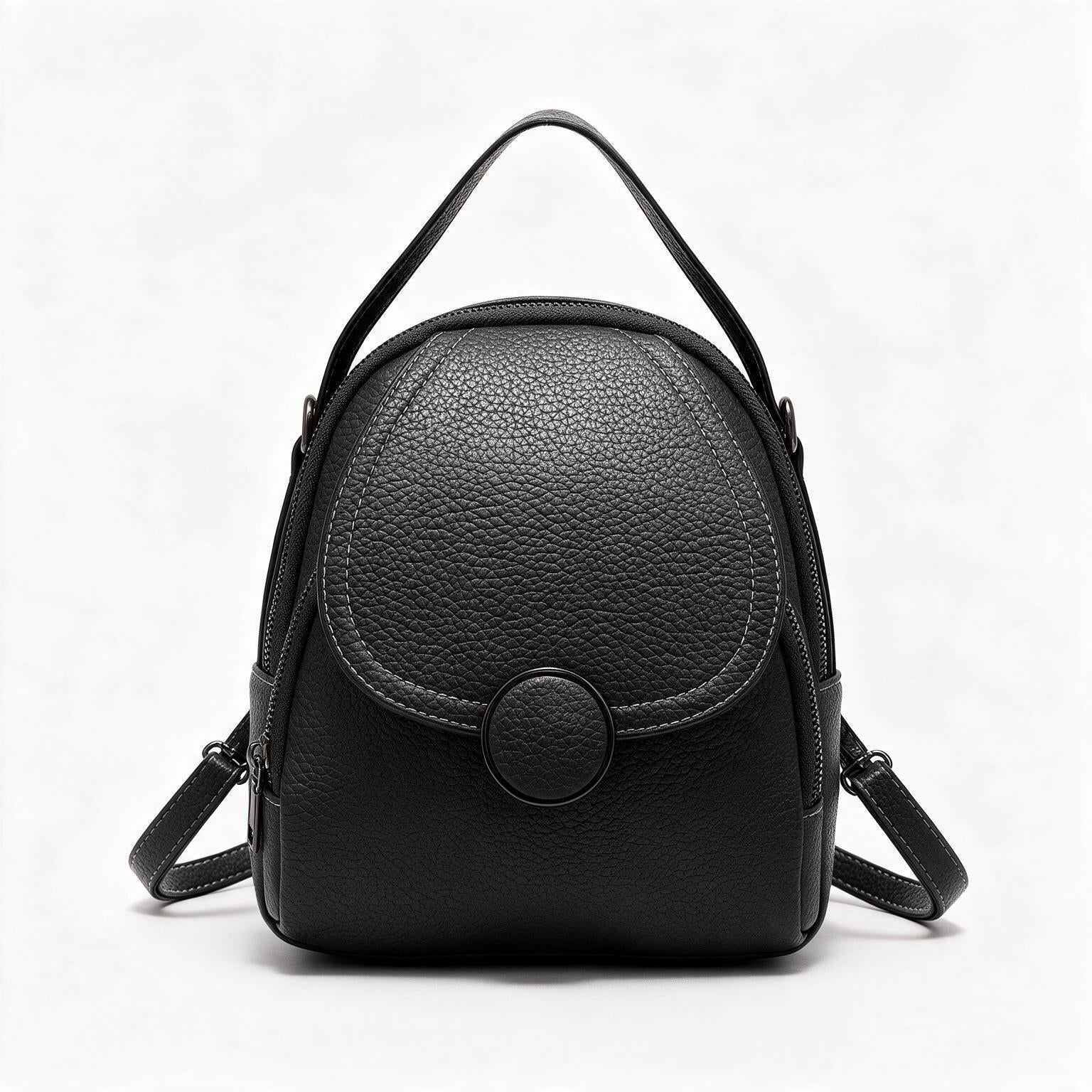 Women's Genuine Leather Mini Backpack - Piper