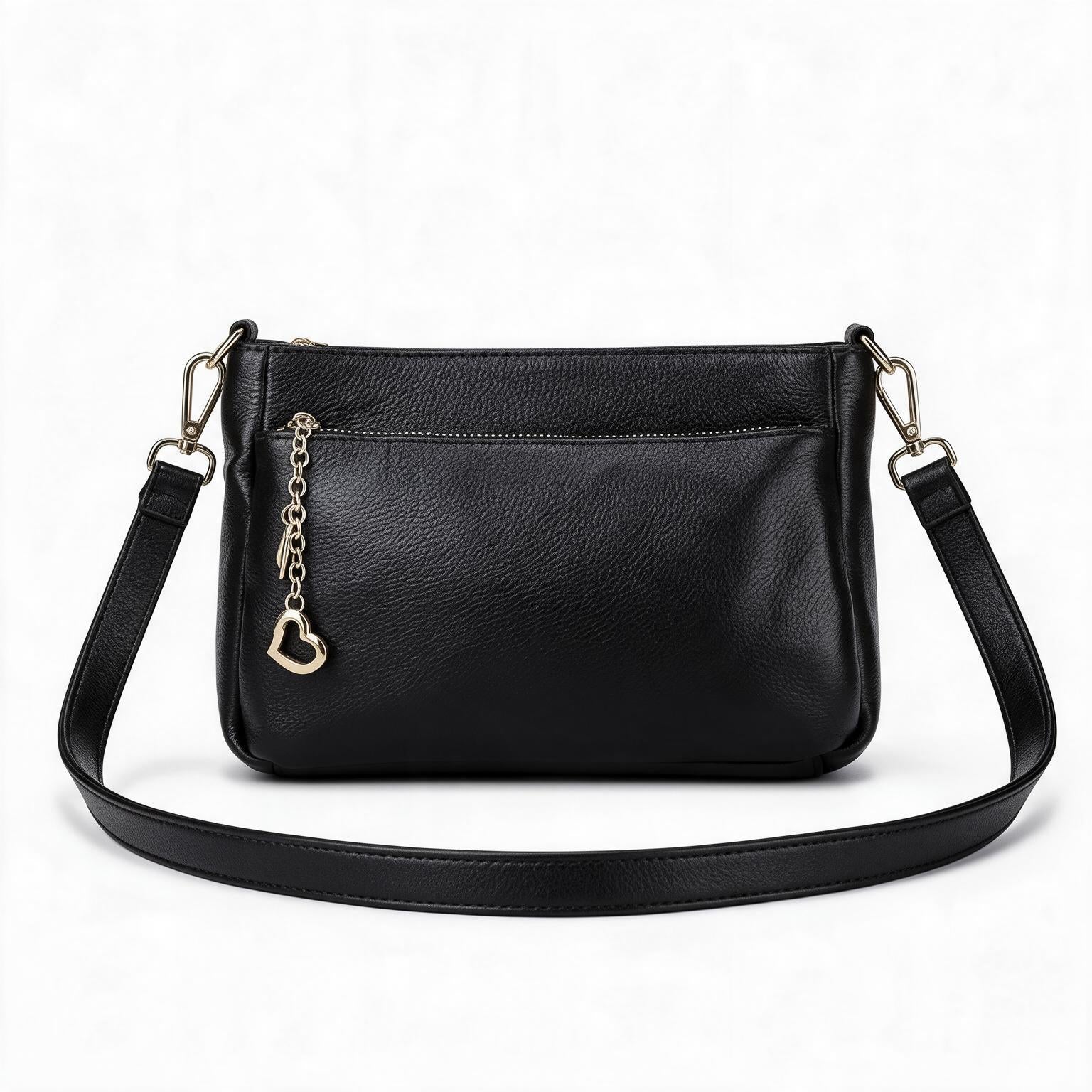 Women's Genuine Leather Crossbody Bag - Carla