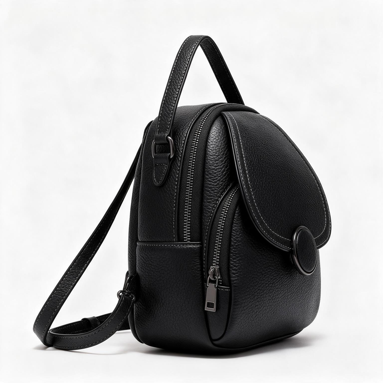 Women's Genuine Leather Mini Backpack - Piper