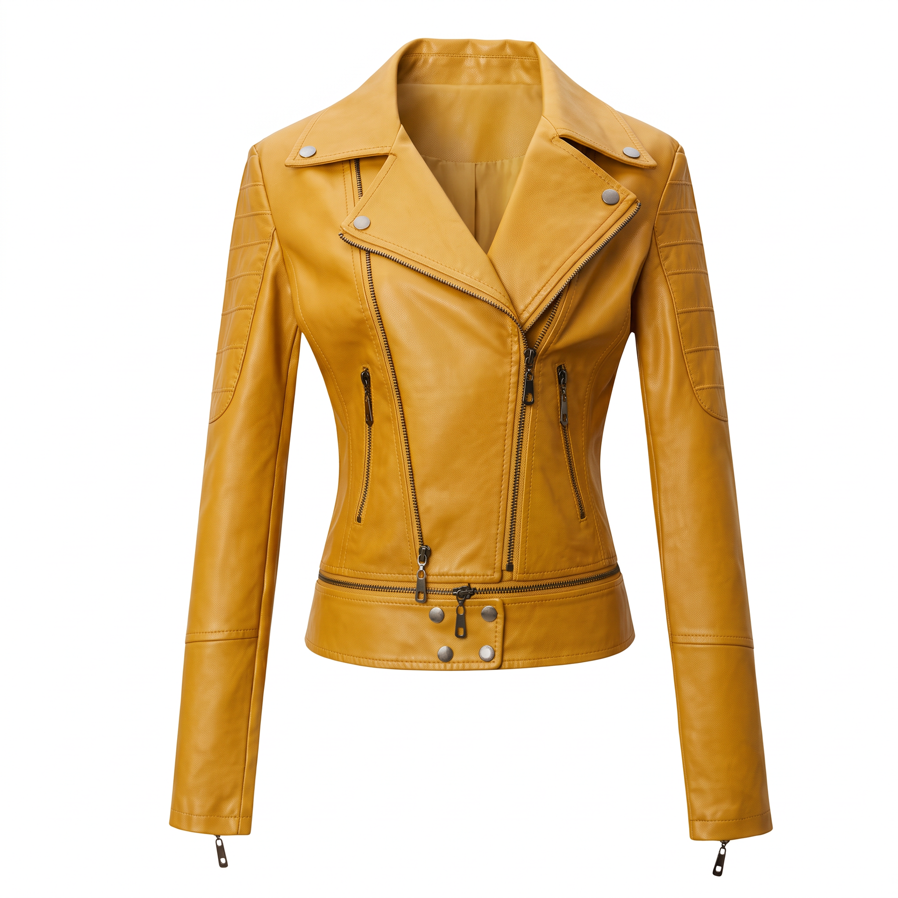 Women's Genuine Leather Jacket - Flame