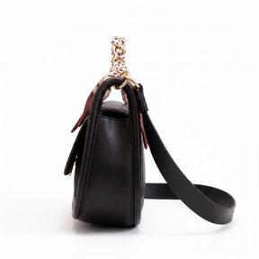 Women's Genuine Leather Crossbody Bag - Sparrow