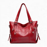 Women's Genuine Leather Tote Bag - Elegance