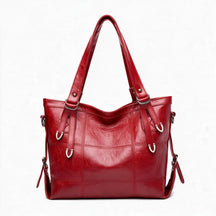 Women's Genuine Leather Tote Bag - Elegance