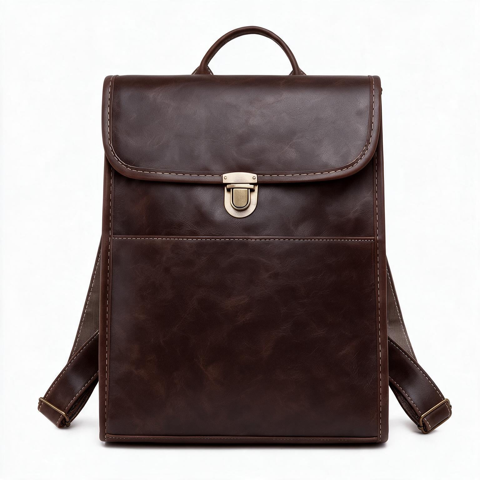 Women's Genuine Leather Backpack - Wren