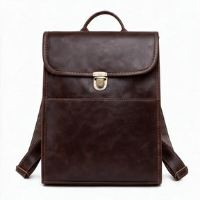 Women's Genuine Leather Backpack - Wren