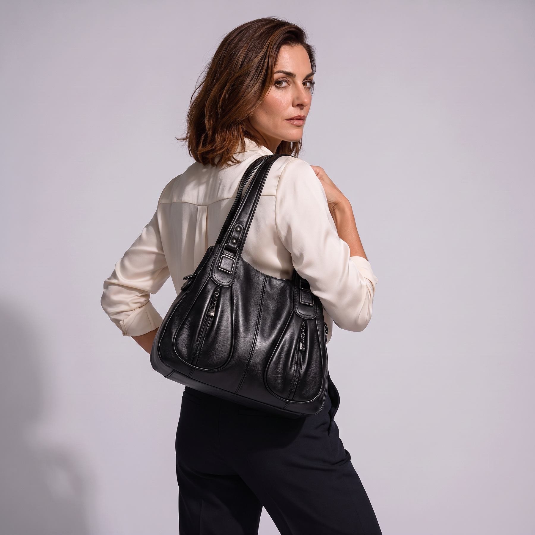 Women's Genuine Leather Tote Bag - Meridian