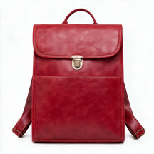 Women's Genuine Leather Backpack - Wren