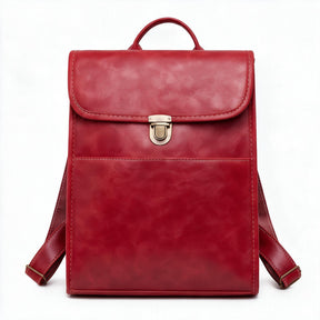 Women's Genuine Leather Backpack - Wren
